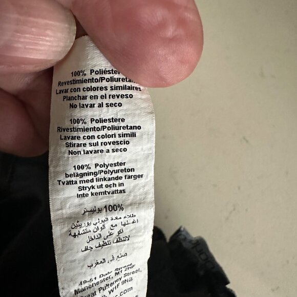 Boohoo Womens UK 14 Black Faux Leather Wide-Leg Trousers - Picture 4 of 7